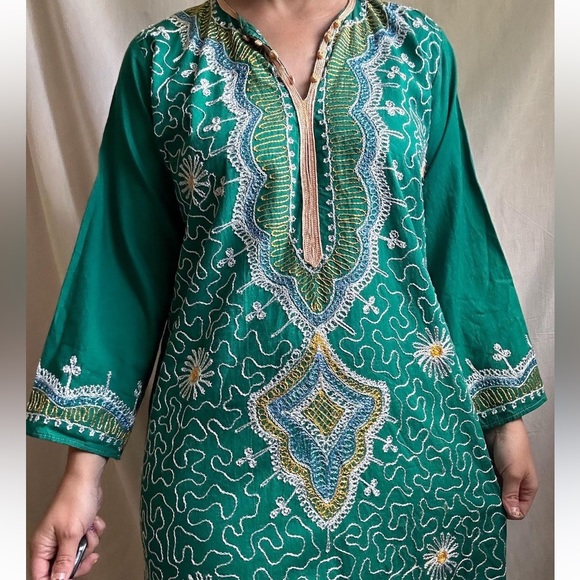 Vintage Indian Cotton Tunic - Picture 7 of 11